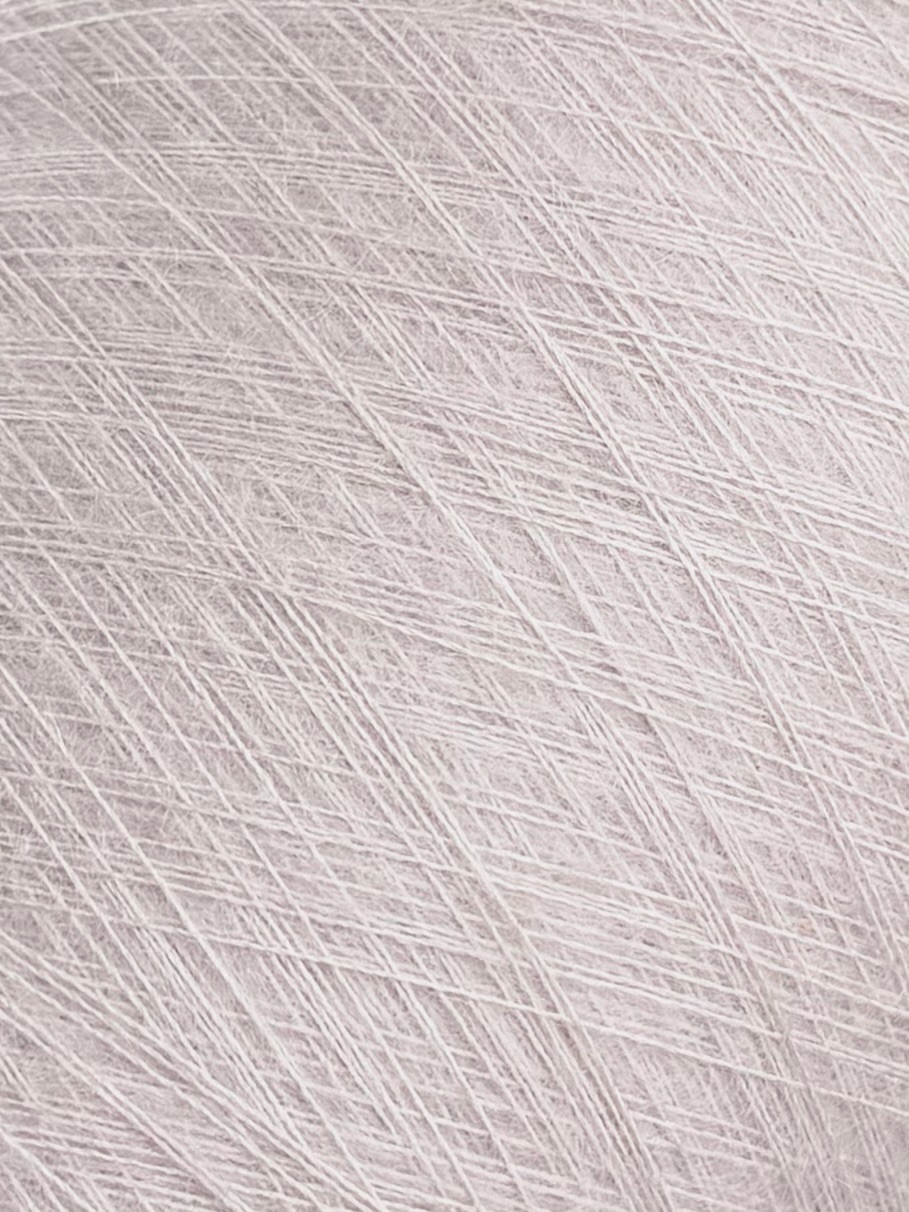 Manifattura Sesia Art. Paris Nm 15.000 – Filato in kid mohair e seta Mulberry col. Grigio perla 1355